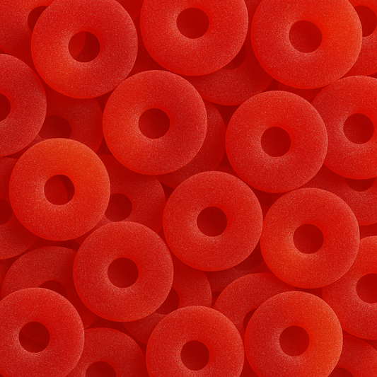 Anneaux sucrés Fraise (100g)