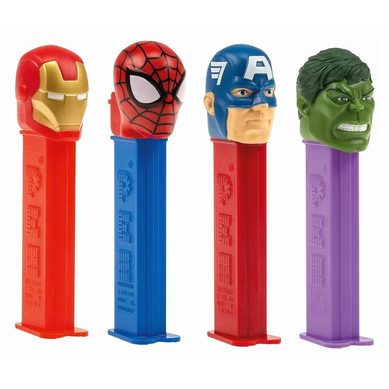 Pez figurine Marvel (à l’unité)