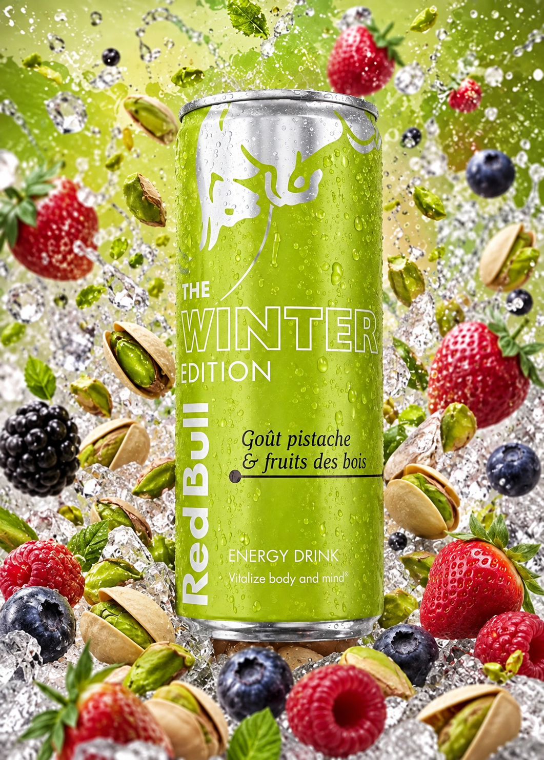 Red Bull - Pistache & Fruits des bois 250ml (L'unité)