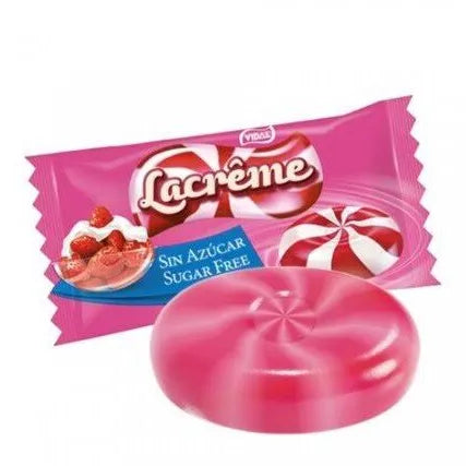 Lacrême Fraise sans sucre Vidal ( L'unité)