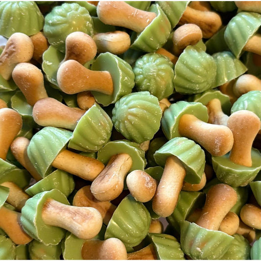 Champignon Chocolat Pistache (lot de 10)